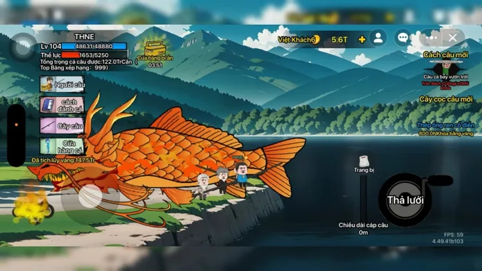 Bộ sưu tập hình nền Câu Cá Vạn Cân ấn tượng dành cho game thủ