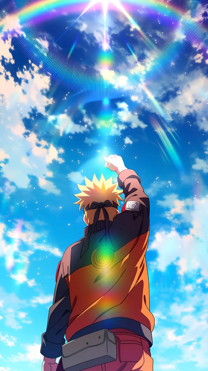 Hình Nền Naruto Vươn Tới Cầu Vồng Bầu Trời 4K | 2208x3924 | Wallpaper  Alchemy