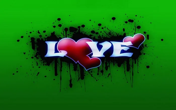 Bộ hình nền chữ LOVE ấn tượng cho tình yêu