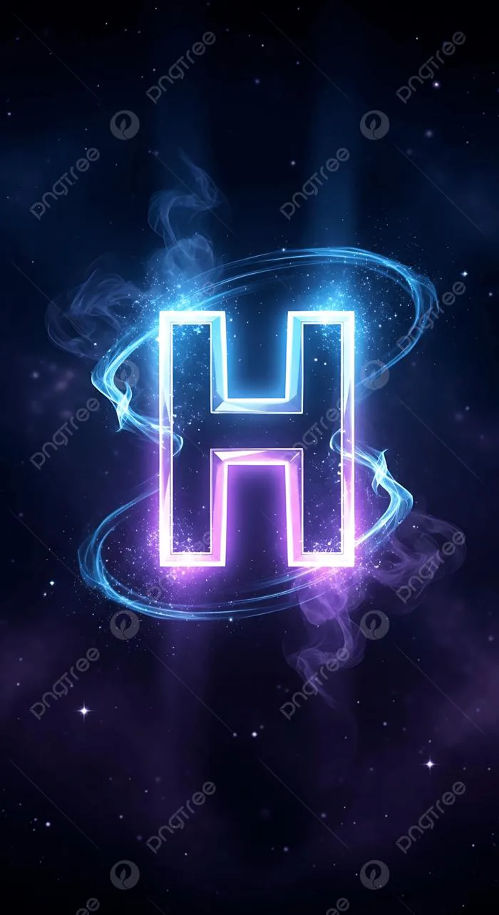 Chữ H Neon Phát Sáng Nền Không Gian Vũ Trụ Thiết Kế Tương Lai Hình Nền Cho  Tải Về Miễn Phí - Pngtree
