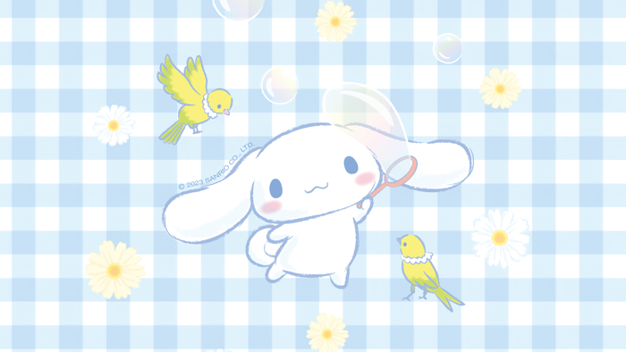 Cinnamoroll Wallpaper 4K, Blue, 5K, Cute cartoon, Sanrio