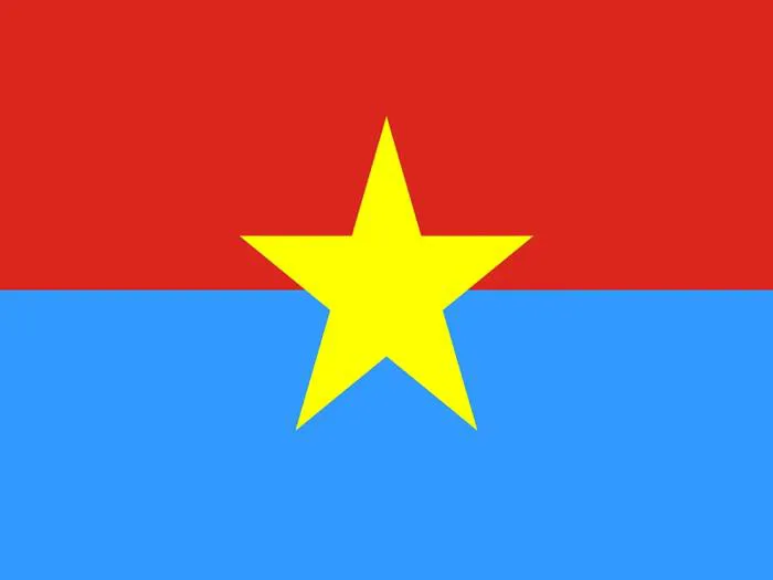 Hình nền Cờ tổ quốc Việt Nam đẹp, ấn tượng? Hình nền lá cờ nửa đỏ nửa xanh  giữa có ngôi sao vàng?