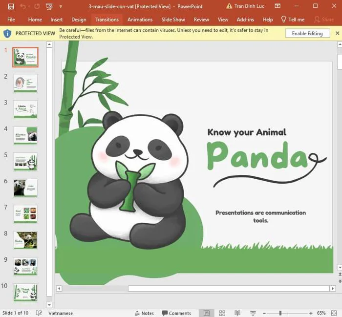 Tải ngay 50+ hình nền Powerpoint con vật đẹp mắt miễn phí