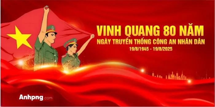 Ảnh công an – Maket phông nền ngày truyền thống Công an nhân dân Việt Nam -  Anhpng.com - Kho Tài Nguyên Thiết Kế: Ảnh Png, Vector, Corel, Ai, Psd