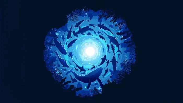 Hình nền máy tính (đại dương) | Pisces night sky background, Pisces themed  digital backgrounds, Pisces