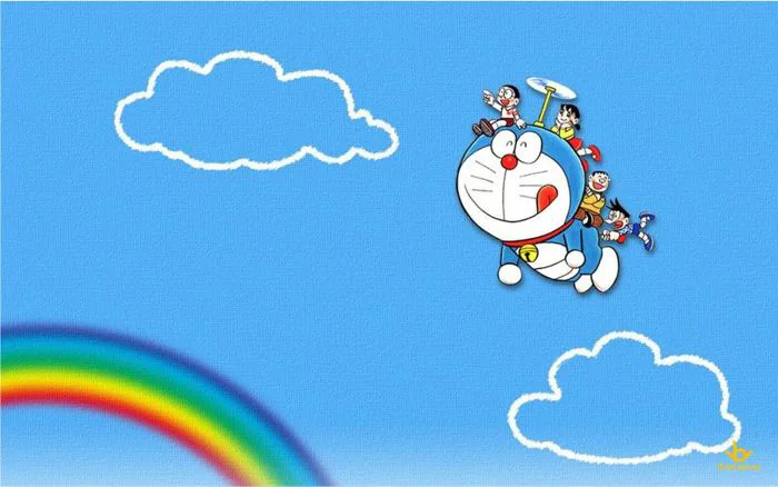 Hình ảnh Doremon dễ thương - chú mèo máy đến từ tương lai - BroCanvas