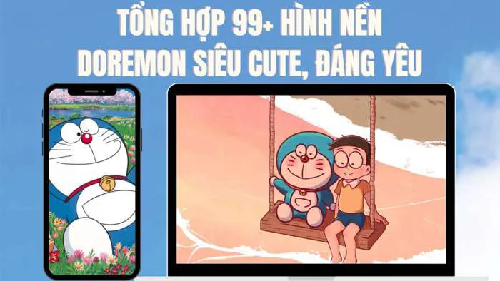 99+ Hình nền Doraemon cute cho điện thoại, máy tính